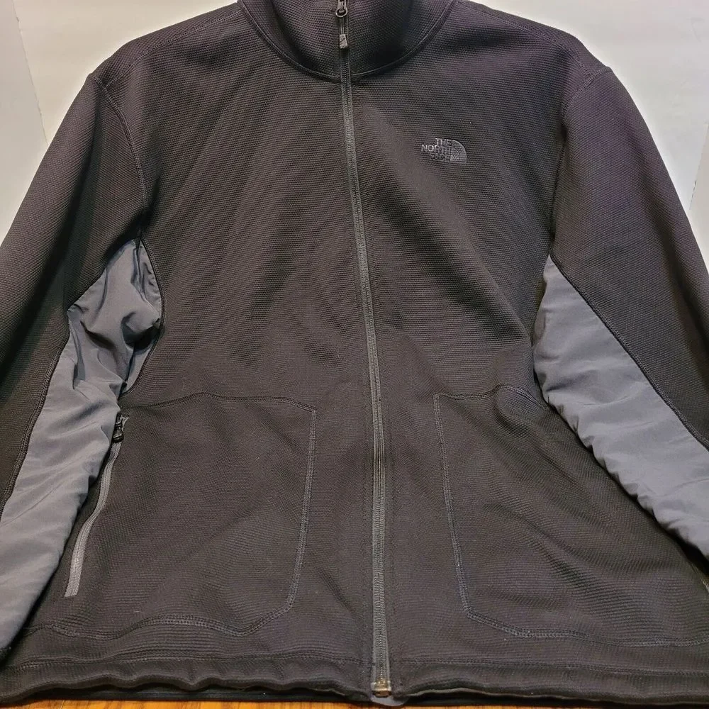 The‎ North Face Black Fleece Jacket, size XL